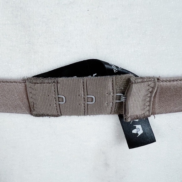 SilRiver SILK Satin Champagne Femme Triangle Bralette - Picture 5 of 7